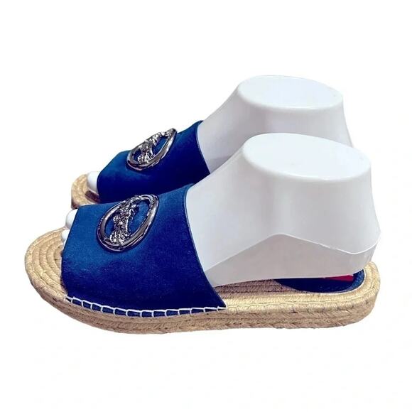 COACH Camille Espadrille Blue Size 7.5 NWOT - Picture 5 of 11